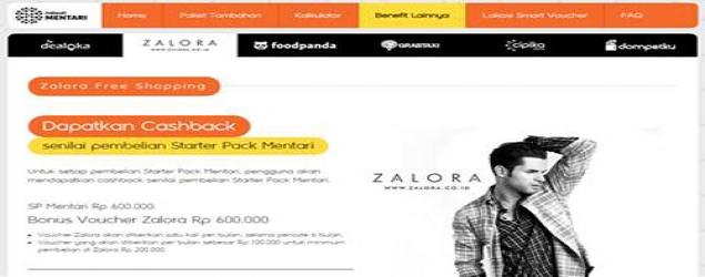 Indosat Genjot Penjualan Mentari dengan Zalora