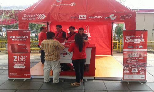 Posko Siaga Telkomsel Siap Layani Pemudik