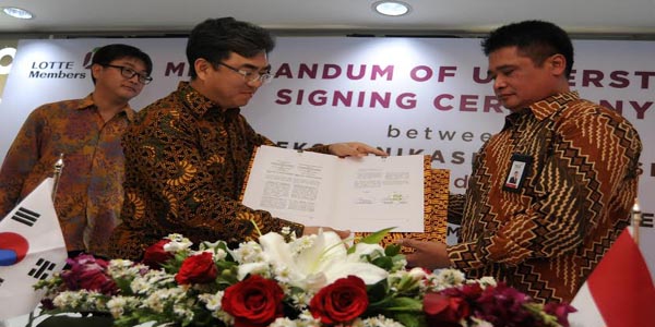 Telkom Gandeng Lotte Members Kembangkan Bisnis TI