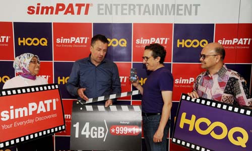 Telkomsel Akomodasi Hooq dengan simPATI Entertainment