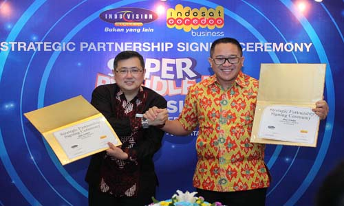 Indosat susul XL gandeng Indovision