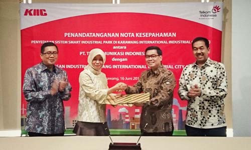 Telkom dukung smart industrial park di KIIC