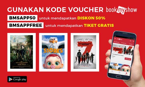 BookMyShow tawarkan nonton film gratis di penghujung September