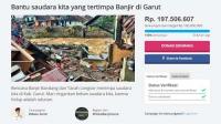 Ridwan Kamil manfaatkan Kitabisa.com untuk bantuan banjir Garut