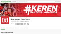 Ramayana go digital dengan Tokopedia