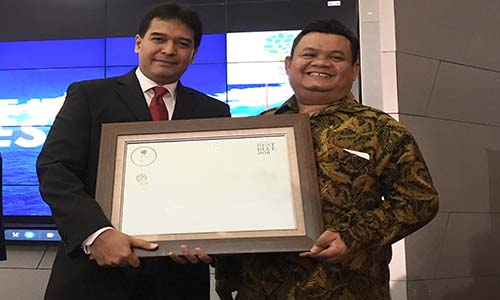 Saham kinclong terus, Telkom raih IDX Top Ten Blue