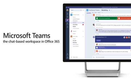 Microsoft rilis ruang kerja berbasis chat