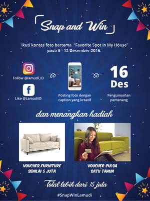 Lamudi tebar pulsa gratis