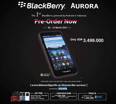 BlackBerry Merah Putih sudah bisa dipesan