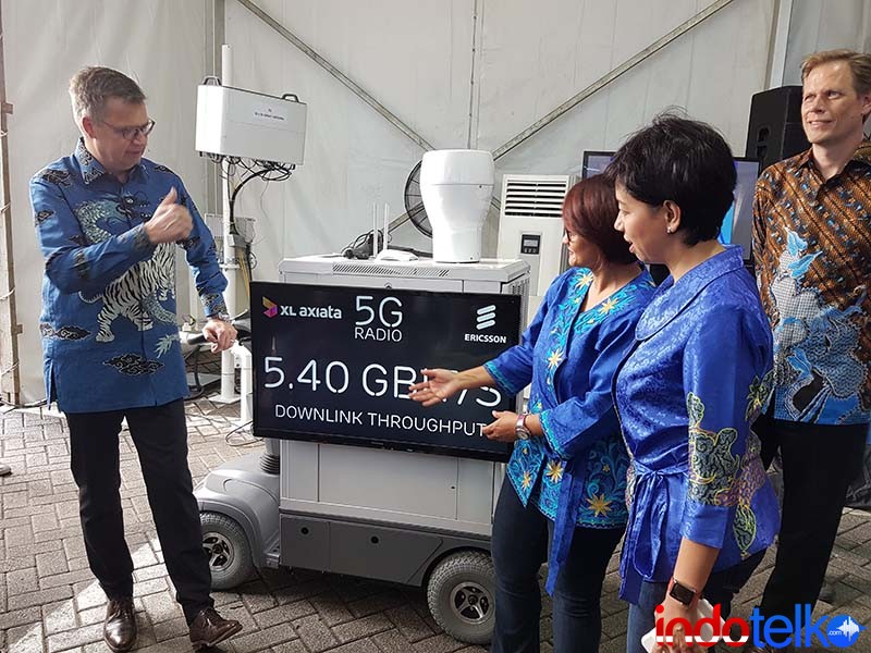 Pertama di Indonesia, XL ujicoba 5G outdoor  