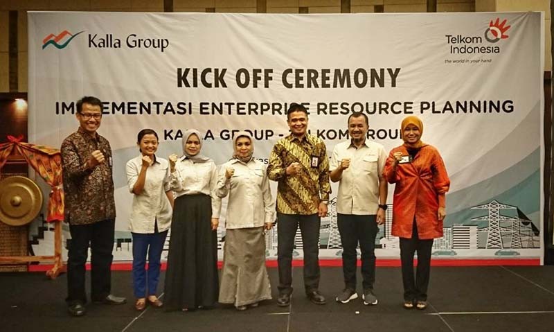 Telkom implementasi ERP untuk Kalla Group