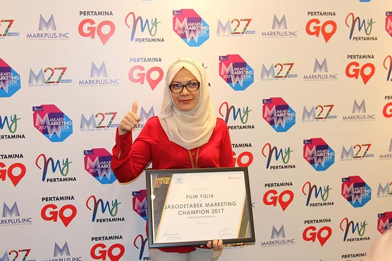  Wanita ini dianggap pemasar terbaik di Jakarta Marketing Week 2017