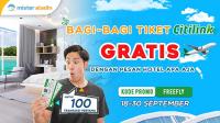 Mister Aladin tebar 100 Tiket Citilink  