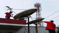 Layanan dari 54 pelanggan satelit Telkom 1 sudah dipulihkan