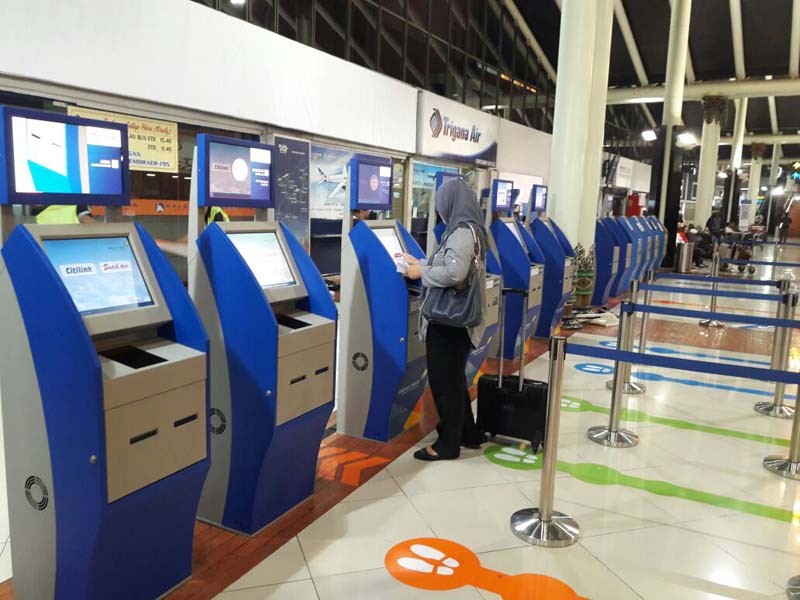 Perkuat smart airport, AP II perbanyak self check-in kiosk  