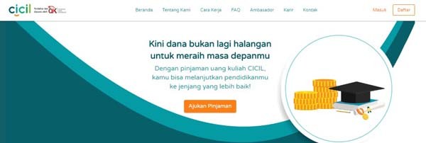 Cicil sediakan fasilitas pembiayaan kuliah  