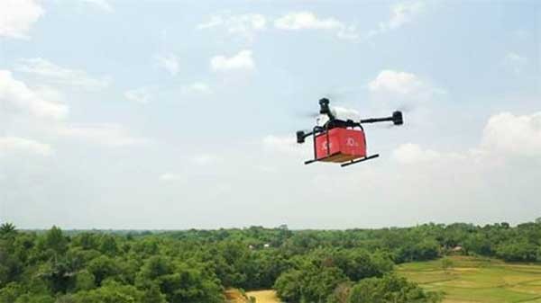 JD.com sukses uji coba kirim barang dengan drone