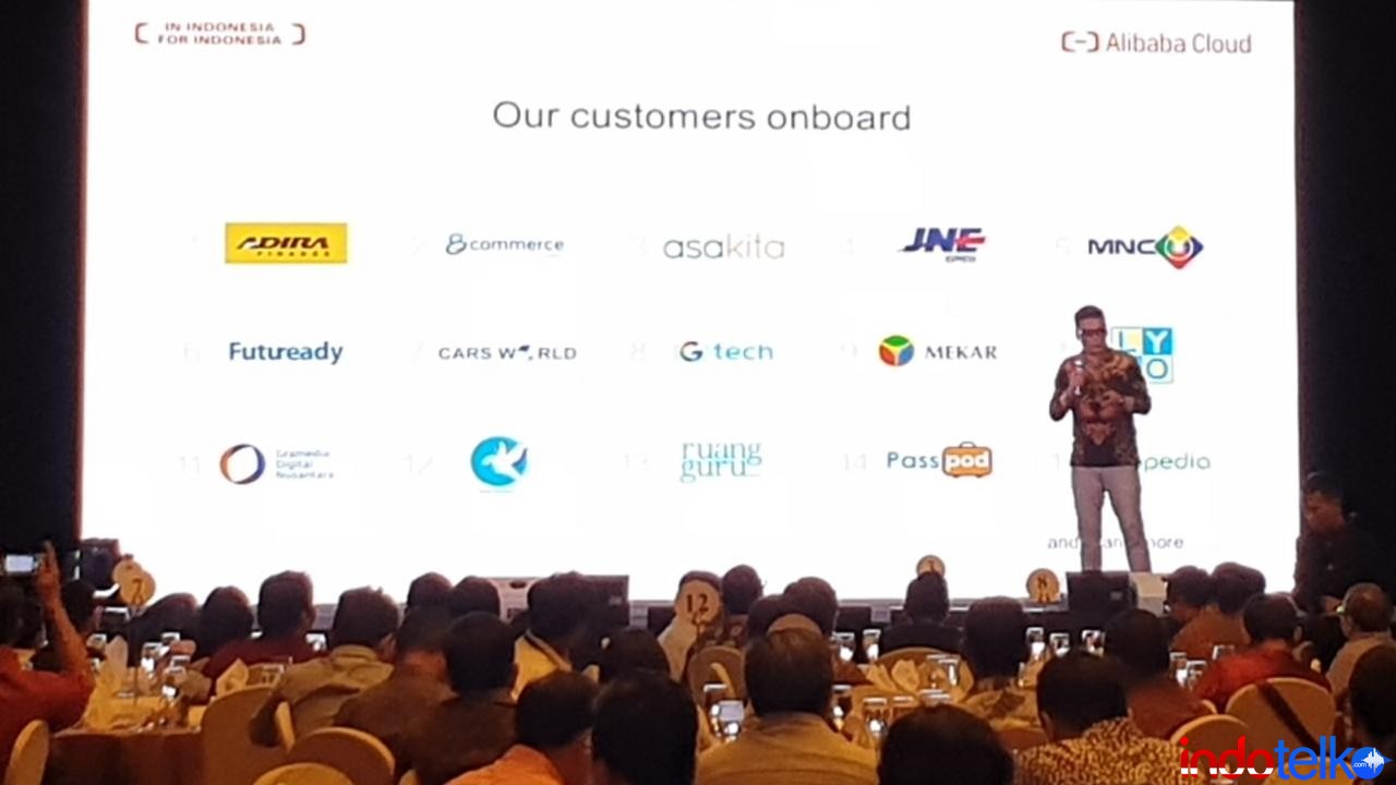 Alibaba Cloud is leading the industry followed by AWS, Azure, and Google in Indonesia