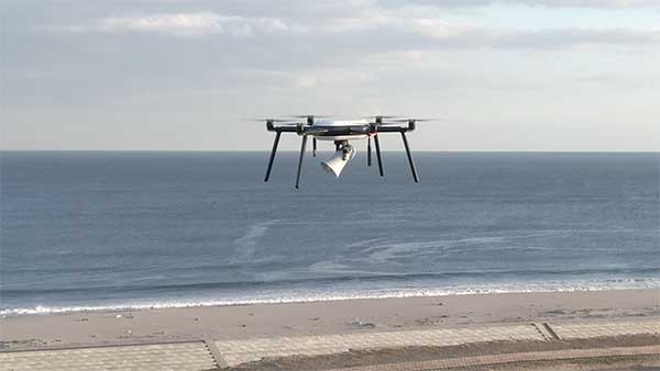 Nokia uji coba drone untuk peringatan tsunami di Sendai