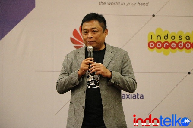 Ketua Umum Asosiasi Penyelenggara Telekomunikasi Seluruh Indonesia ATSI, Ririek Adriansyah