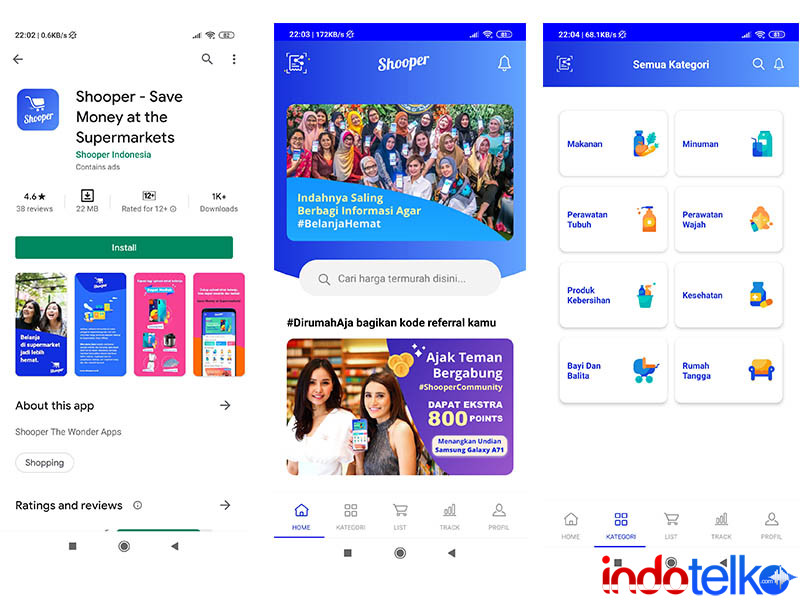 Sebelum belanja, survei harga dulu di Shooper