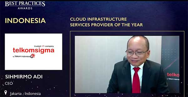 Frost & Sullivan berikan Cloud Infrastructure Service Provider of The Year ke Telkomsigma