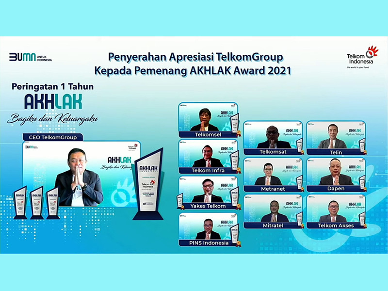 TelkomGroup Canangkan Komitmen Perkuat Implementasi Nilai AKHLAK