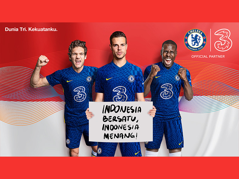 Chelsea menang, 3 Indonesia tebar bonus paket data