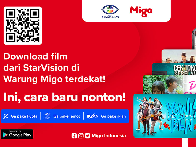 Migo lanjutkan kerjasama 3 tahun dengan StarVision