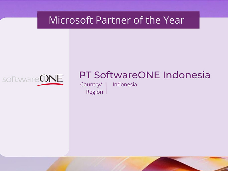 SoftwareONE Indonesia sabet Microsoft Partner of The Year 2022