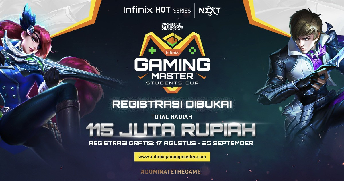 Infinix Game Master 2022, target 2500 peserta hadiah Rp115 juta