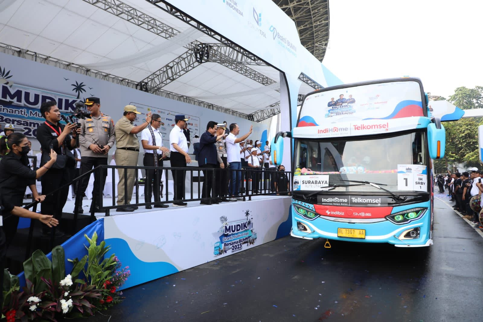 TelkomGroup antarkan lebih dari 2.700 pemudik pulang kampung