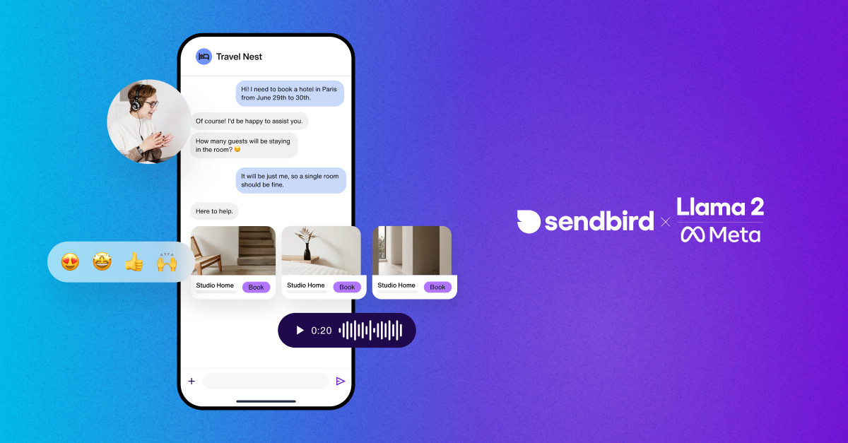 Sendbird luncurkan integrasi layanan dengan LLM terbuka milik Meta