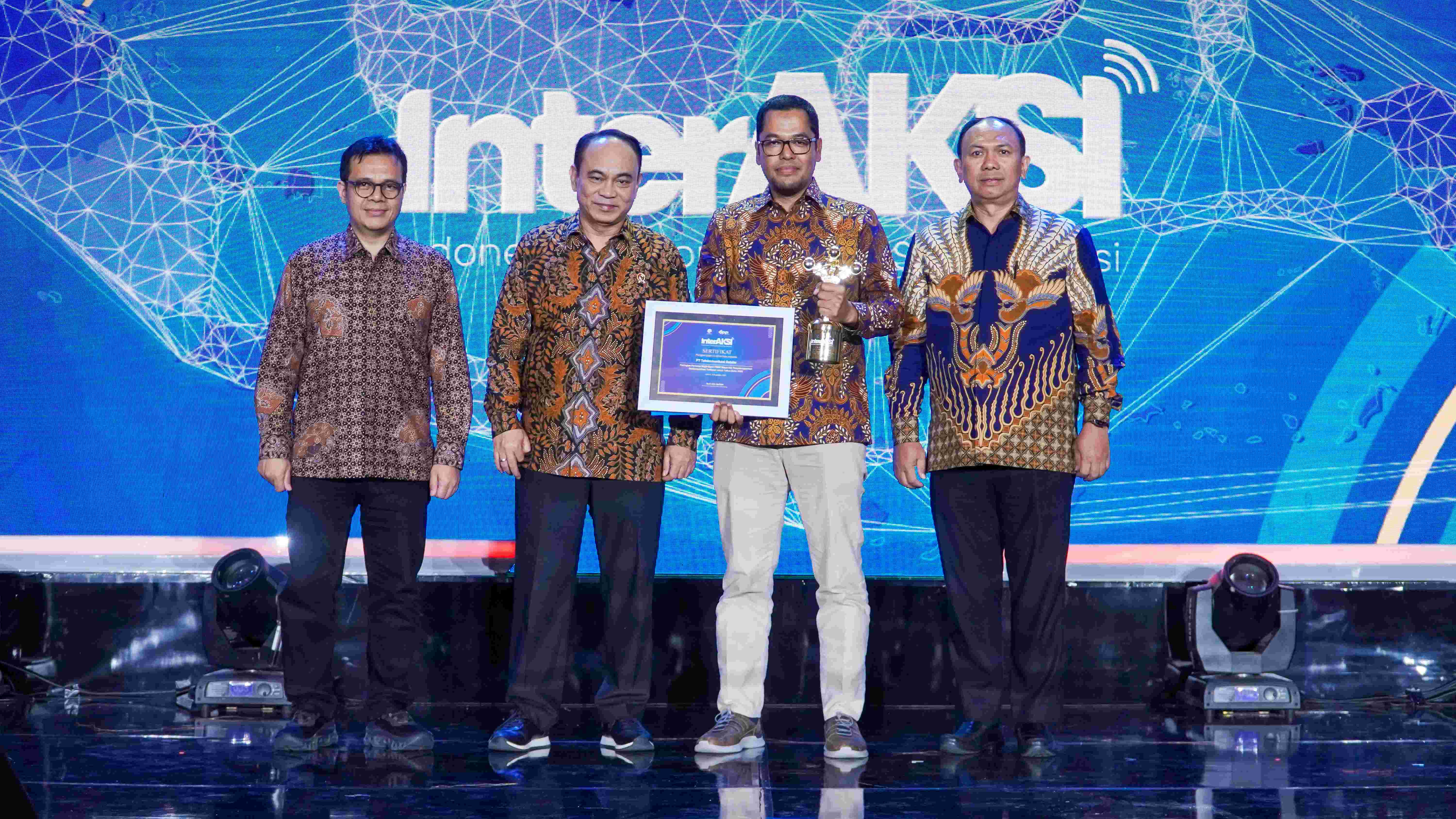 Telkomsel raih penghargaan dari Ditjen PPI Kominfo Tahun 2023