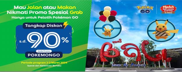 Pokemon GO dan Grab Indonesia jalin kolaborasi strategis