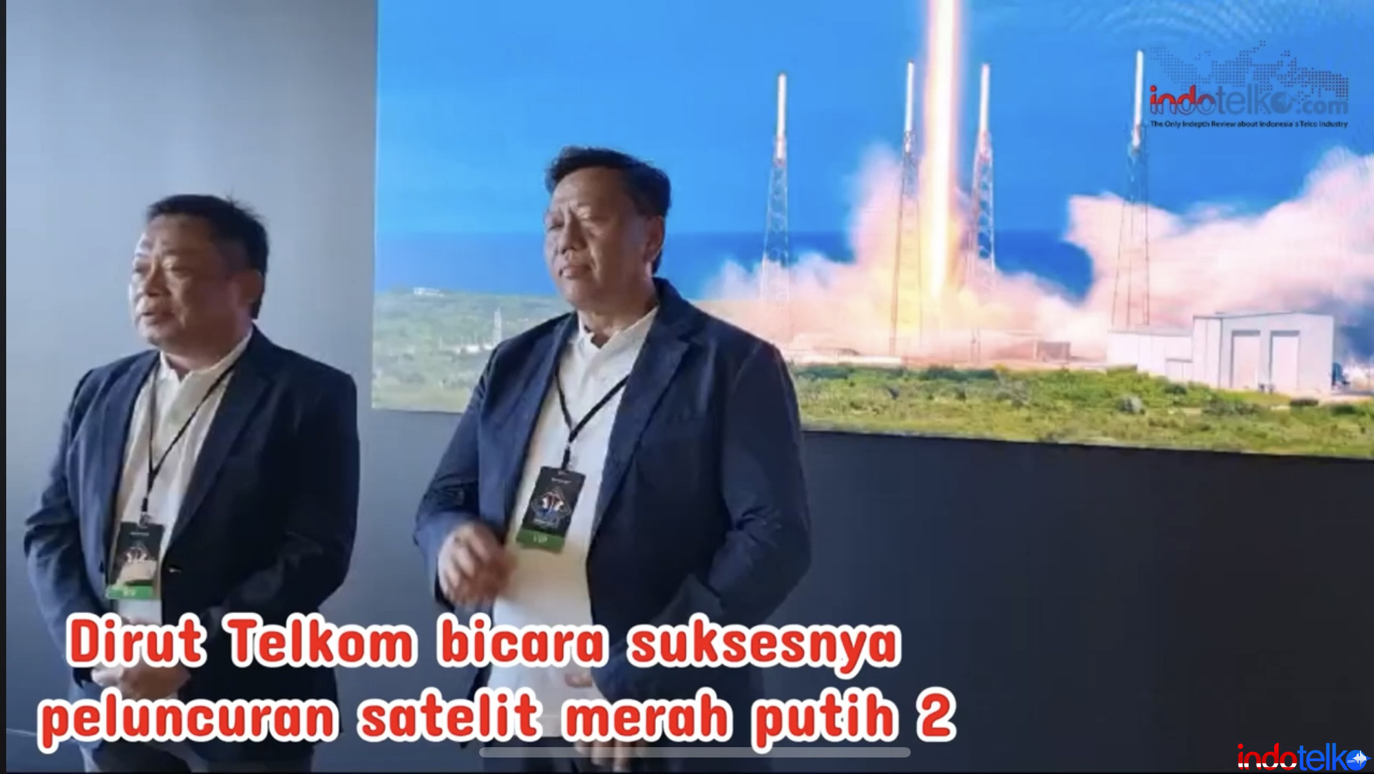 Dirut Telkom bicara suksesnya peluncuran satelit merah putih 2