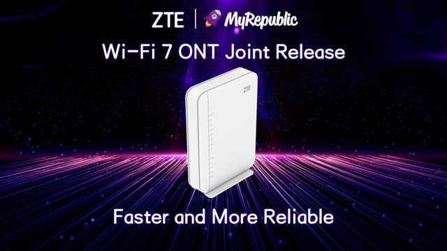 ZTE dan MyRepublic luncurkan CPE Wi-Fi 7