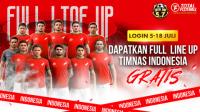 Game Total Football hadirkan event berhadiah full squad timnas Indonesia