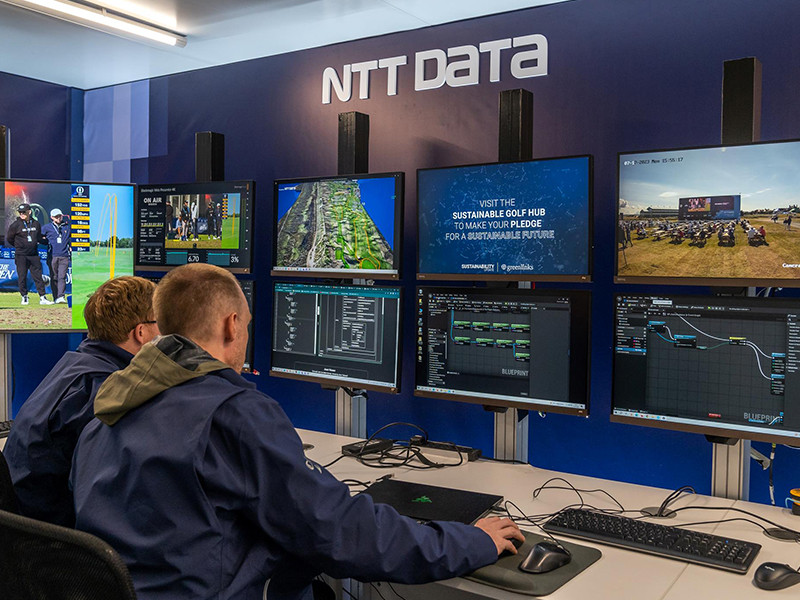 NTT DATA pamer teknologi AI dan 5G pada The 152nd Open