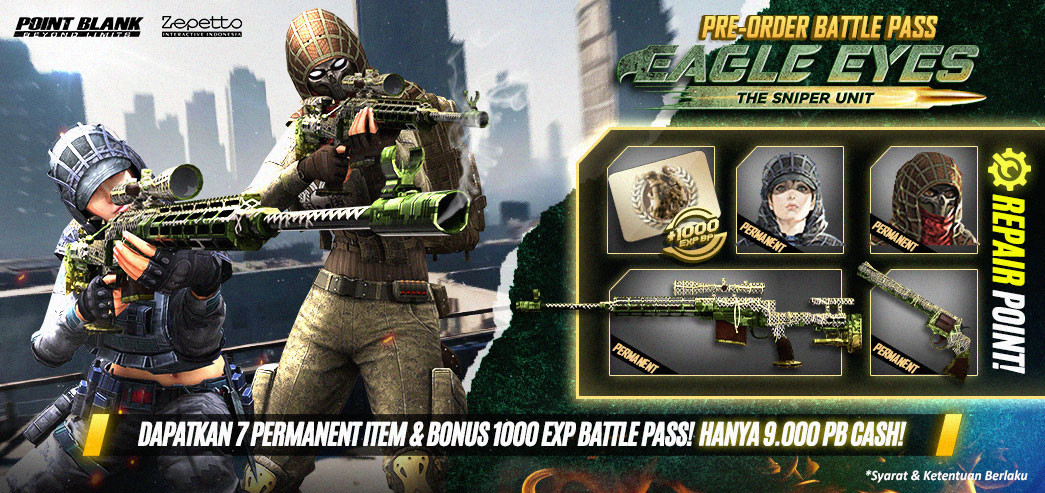 Point Blank perkenalkan Battle Pass bertema Military Sniper