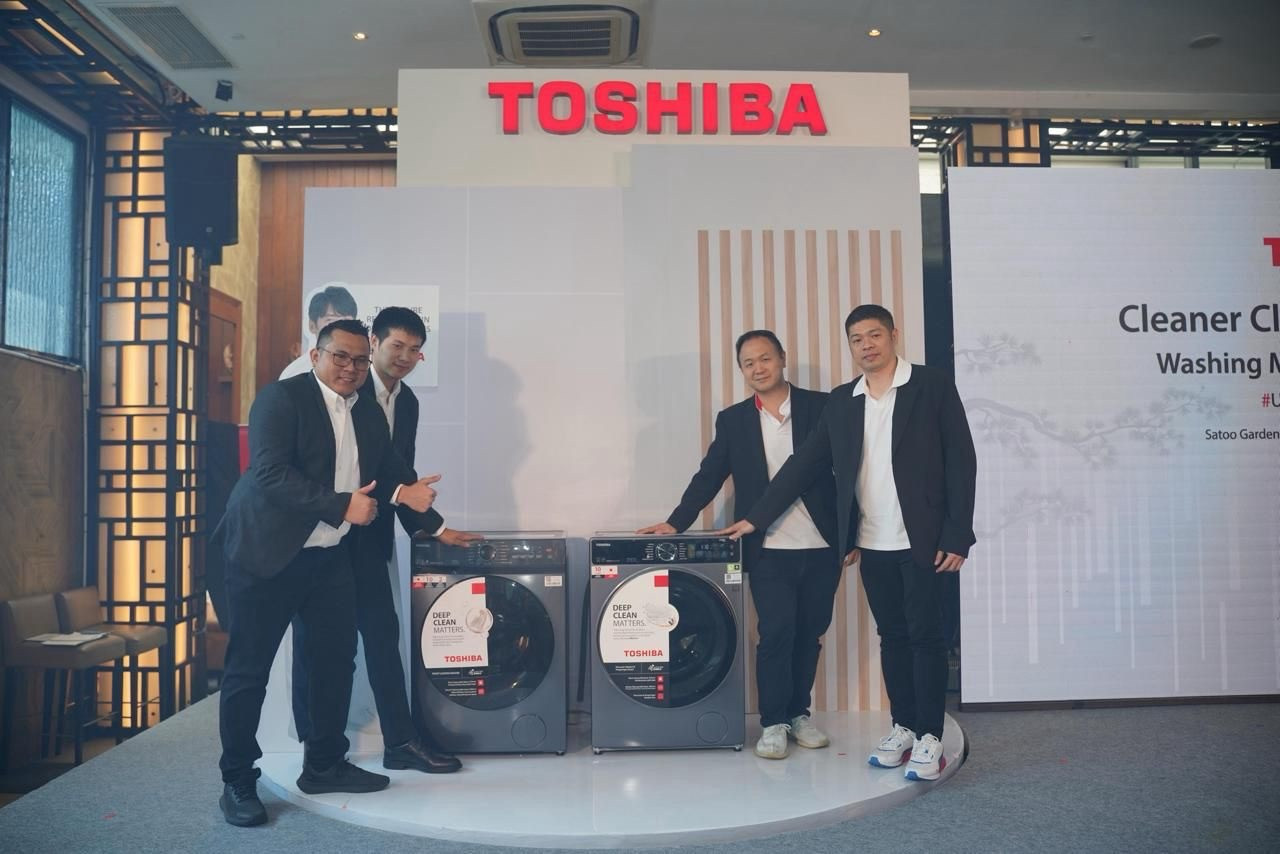 Toshiba luncurkan mesin cuci berteknologi canggih