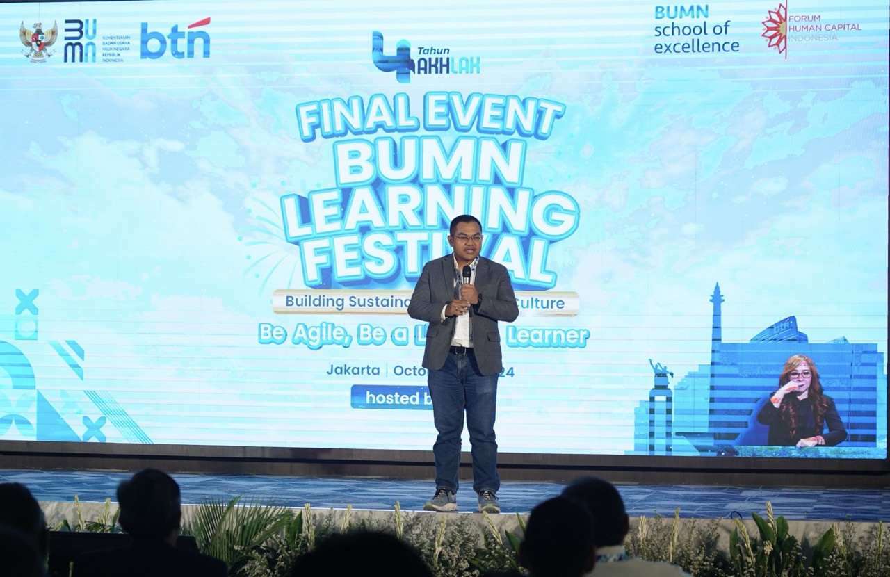 Telkom dinobatkan sebagai The Most Outstanding BUMN Learning