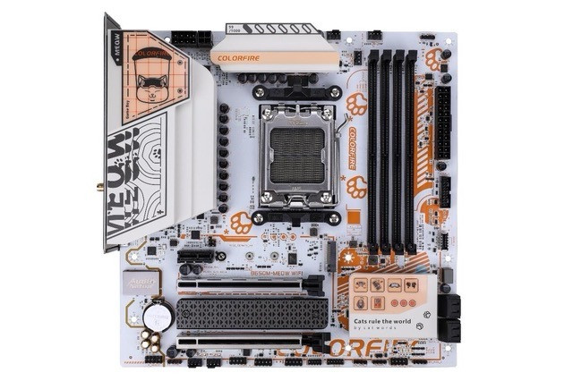 COLORFUL luncurkan motherboard COLORFIRE B650M-MEOW WIFI