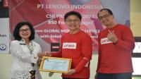 Lenovo Indonesia donasikan Laptop dan sembako di Jadetabek