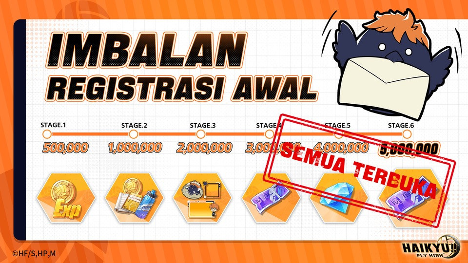 Garena Umumkan HAIKYU!! FLY HIGH Rilis Global