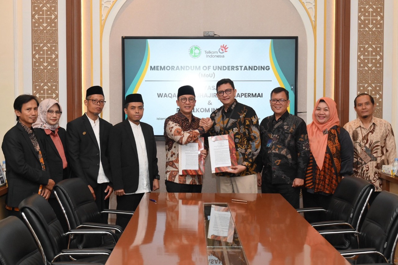 Yayasan Al-Muhajirien go digital bersama Telkom Regional II