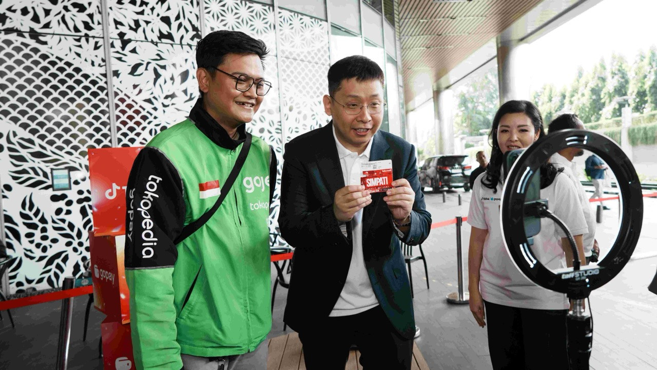 Telkomsel, TikTok, dan GoPay luncurkan SIMPATI TikTok