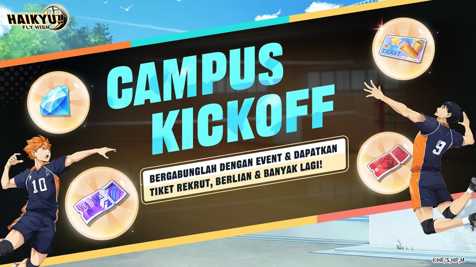 Wow, HAIKYU!! FLY HIGH resmi hadir di iOS dan Android