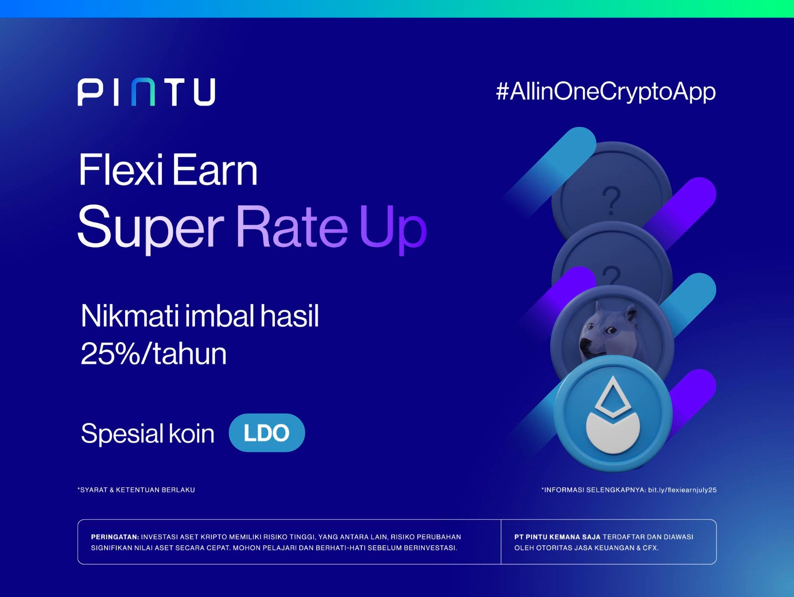 Pengguna naik, PINTU perpanjang Program Flexi Earn Super Rate Up