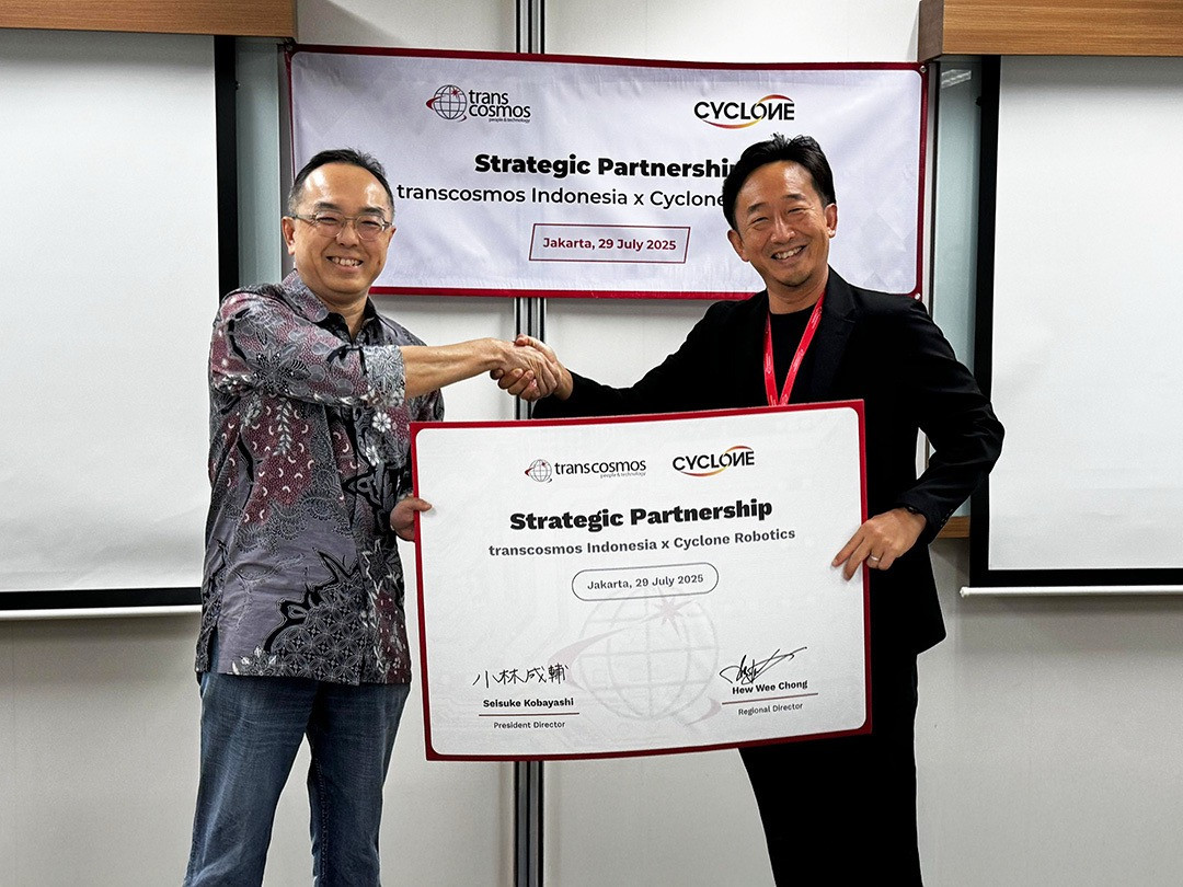 Transcosmos Indonesia dan Cyclone Robotics tingkatkan layanan BPO berbasis RPA